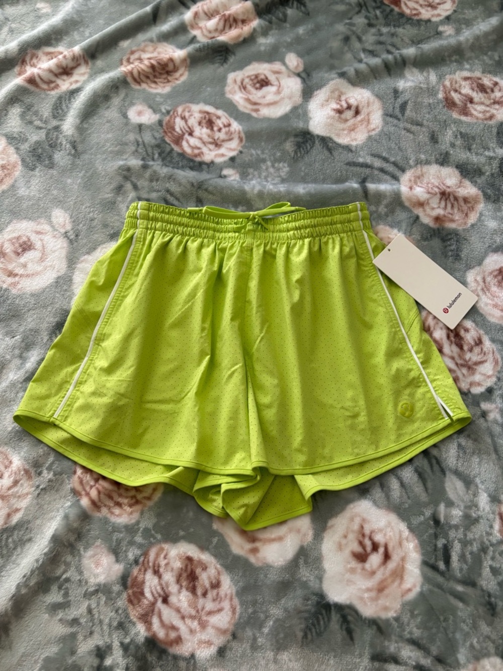 lululemon Neon Lime Women's Athletic Shorts